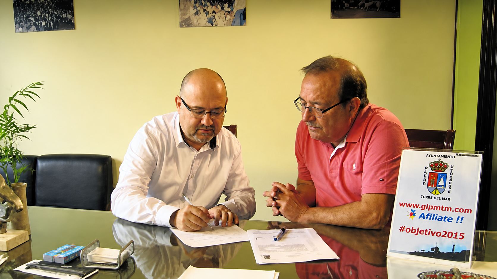 Una imagen de la historia del Grupo Independiente Pro Municipio Torre del Mar