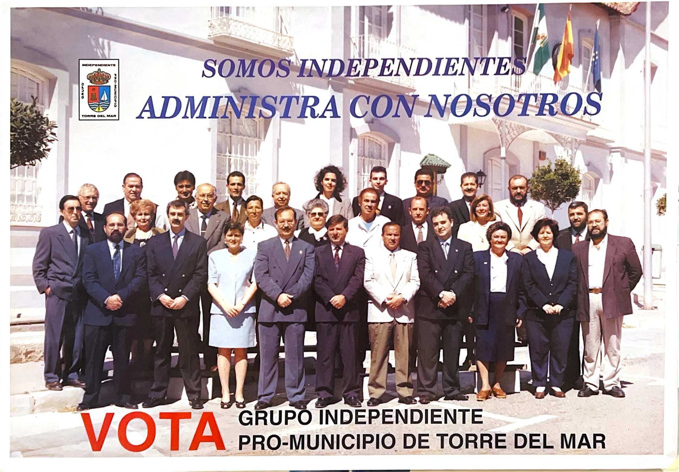 Candidatura histórica del Grupo Independiente ante el Ayuntamiento